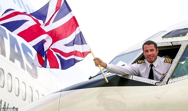 Hollywood star John Travolta flew his vintage Boeing 707 to 10 countries in 2002 in a campaign to rebuild confidence in airline travel following 9/11