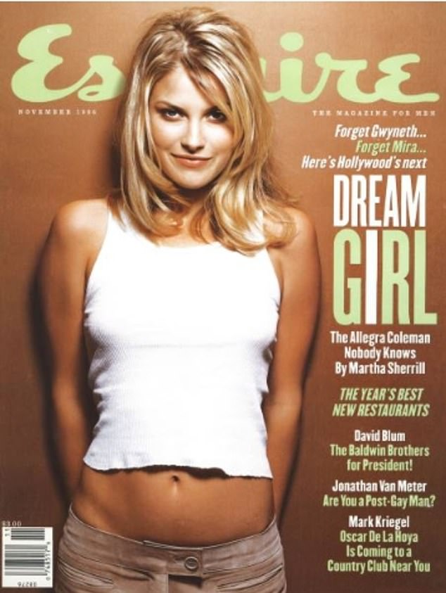 When Ali Larter was 20 years old she took the world by storm as she posed as the cover girl for Esquire Magazine, but she wasn't posing Ali, she was known as 'Allegra Coleman'