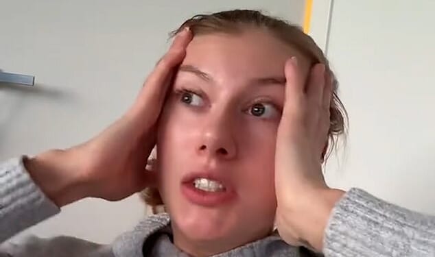 Influencer KT Franklin (pictured) revealed that her bespoke gold cross necklace - crafted by a jeweller in the US - was stolen from a locker at Third Space gym in Wimbledon