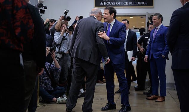 President Trump has bestowed $145 Florsheim dress shoes on multiple Cabinet secretaries, with many apparently feeling obliged to wear them, including Marco Rubio