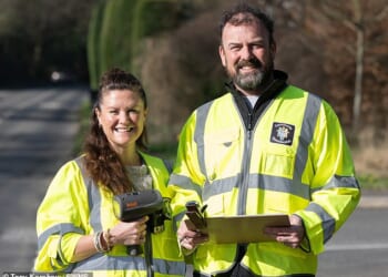 Husband and wife duo Matt and Sarah Jones have caught over 100 speeding motorists outisde their home with their own speed camera
