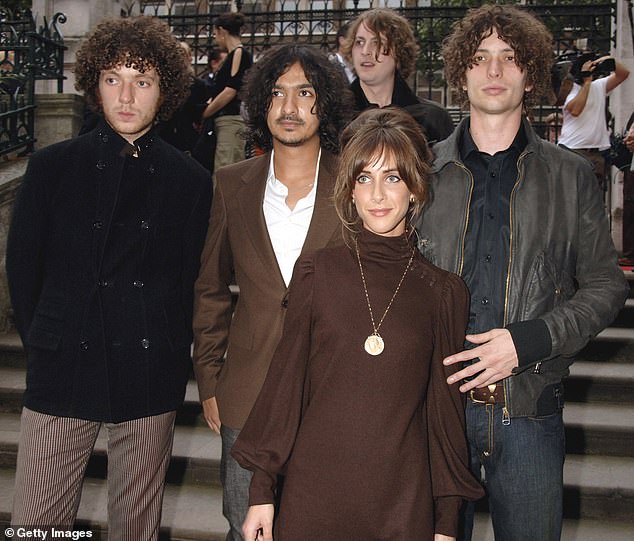 The musician (second left) was an original member of The Zutons (pictured, in 2006), which formed in 2001