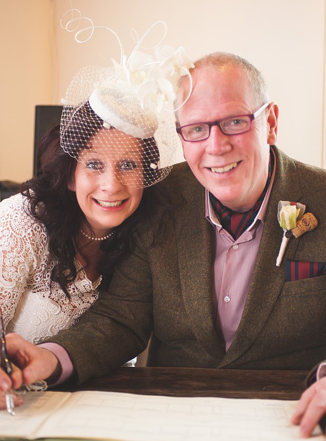 We married in April 2016, with Olly walking me down the aisle – and Simon composing the music I walked in to