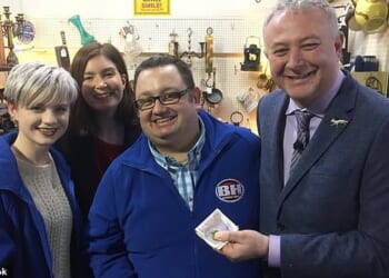 Former Bargain Hunt contestant Stephen (third from left) opened up about his experience on the programme