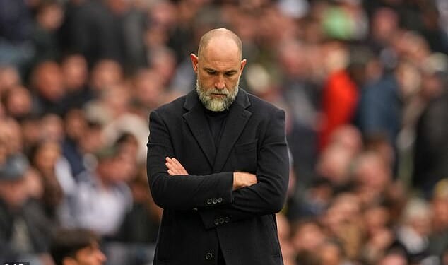 Igor Tudor has left his role as Tottenham's interim boss after a woeful 3-0 loss to Nottingham Forest