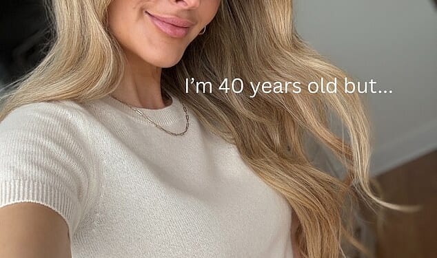 American¿born wellness advocate Kashlee Garcia (pictured) has stunned followers after revealing that, at 40, her biological age has tested at just 26