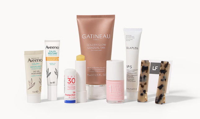 Lookfantastic March box beauty products.