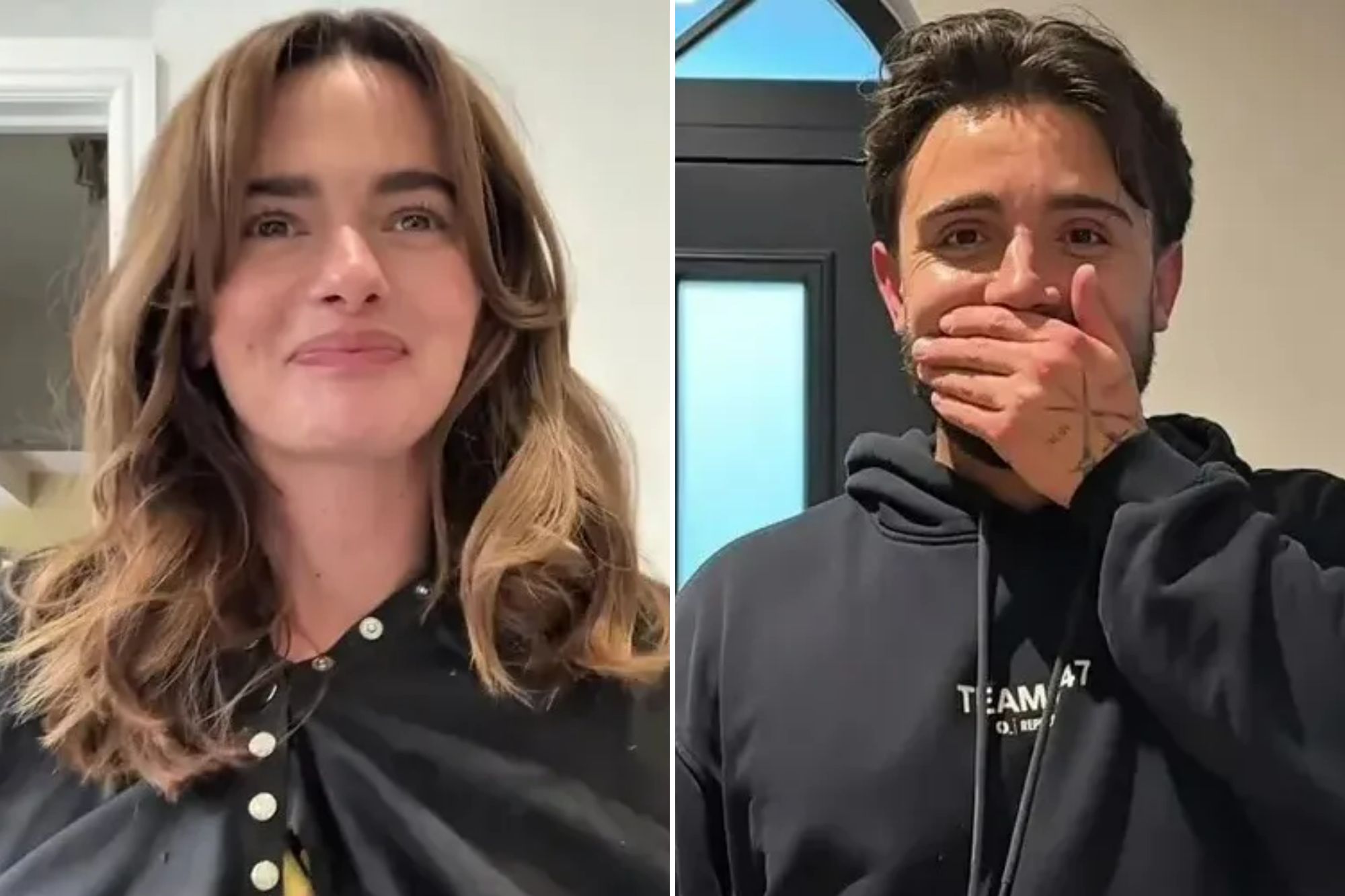 An image collage containing 2 images, Image 1 shows A woman with long brown hair, wearing a black cape over a Guns N' Roses t-shirt, smiles at the camera, Image 2 shows NINTCHDBPICT001069790919