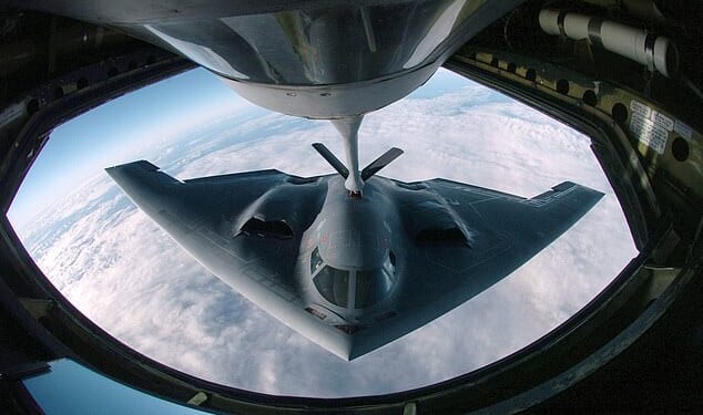 Caine said that B-2 bombers had flown 37-hour trips from the continental US, dropping bombs on underground nuclear facilities in Iran (file photo)