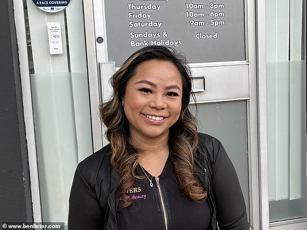 Susan Doan said migrants 'hang around outside the shop blowing kisses at the staff here'