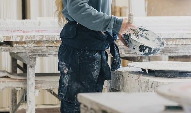 Mary-Havana Little is a third-generation plasterer and remembers following her dad around his workshop as a child