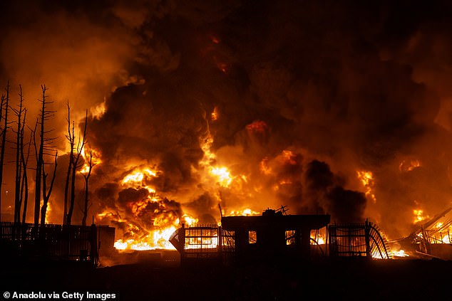 Fire breaks out at the Shahran oil depot after US and Israeli attacks