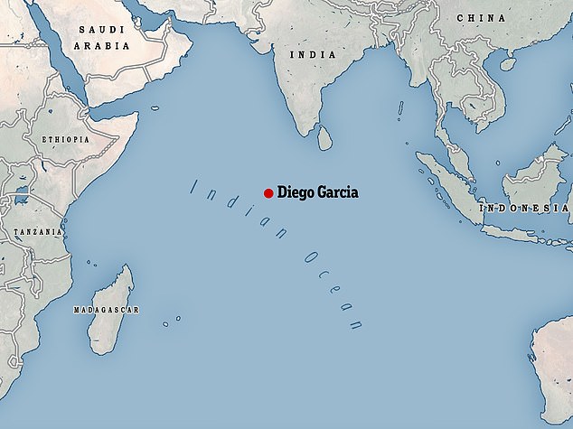 Diego Garcia lies around 3,800km (2,360 miles) from Iran - undermining the regime's previous assertion that its ballistic missiles could only reach 2,000 km (1,240 miles)
