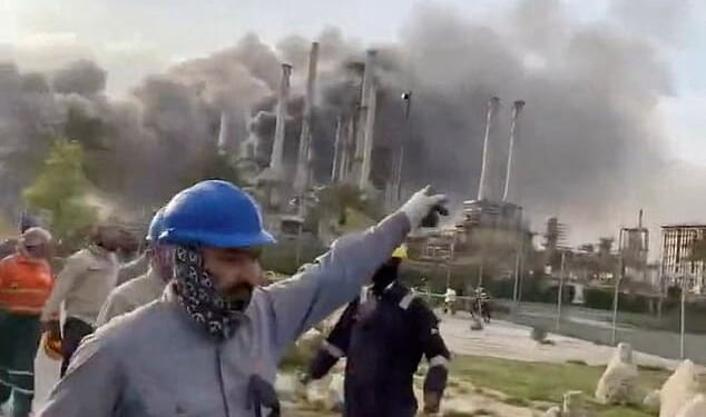 Saudi Arabia suspended operations at its Ras Tanura oil refinery after a drone strike