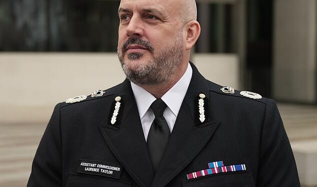 Scotland Yard Assistant Commissioner Laurence Taylor (pictured on March 24) fears the war in Iran could act as a ‘trigger’ for an attack on UK soil