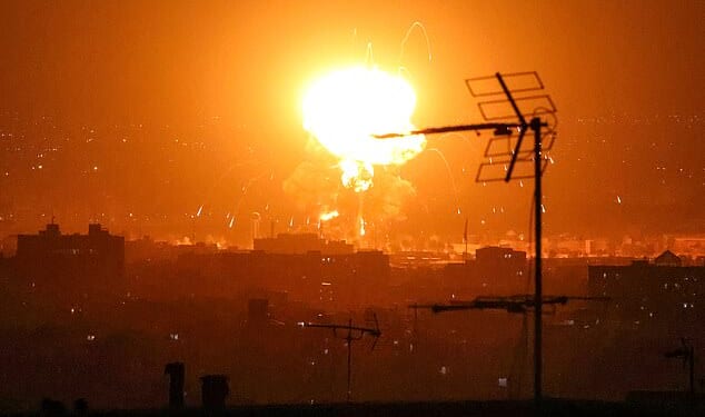 Explosions erupt following strikes in Tehran over the weekend