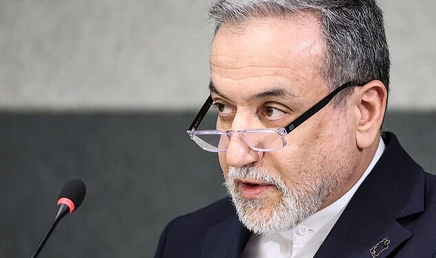 Iran's Foreign Minister Abbas Araghchi addresses the United Nations in Geneva, Switzerland, on February 17, 2026