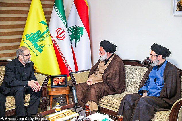 The 'vengeful' hardline cleric (right) is already marked for assassination by Israel after it vowed to 'eliminate' whoever succeded the Ayatollah
