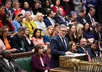 Prime Minister, Sir Keir Starmer (pictured at Prime Minister's Questions) said he would keep the tax rise 'under review'