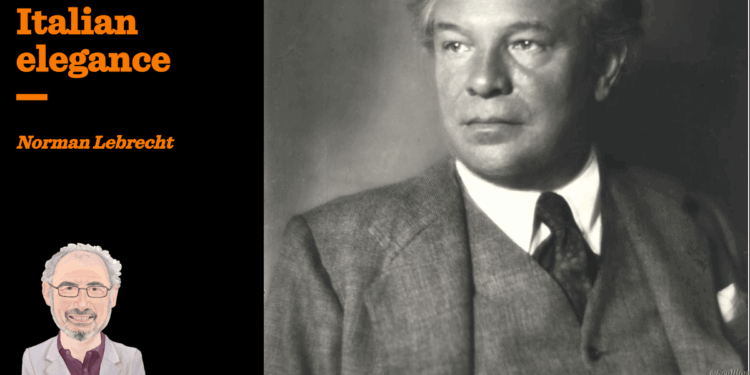 Italian elegance | Norman Lebrecht