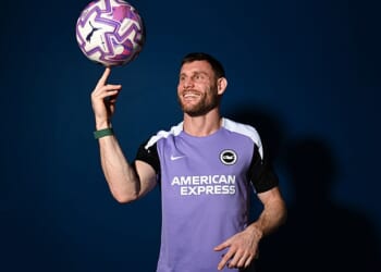 Work never stops. If there is a phrase to sum up Brighton midfielder James Milner, on and off the pitch, it is probably that