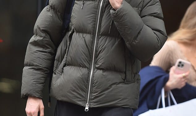 Jack Whitehall looked worn out as he checked out of his hotel in Manchester on Sunday morning, after performing his hosting duties at the 2026 BRIT awards the night before