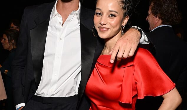 Jacob Elordi cozied up to Chase Infiniti on Saturday night at MPTF's 24th Annual Night Before pre-Oscars event