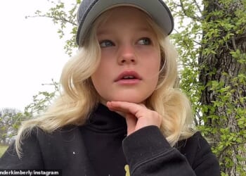 James Van Der Beek's daughter Emilia, nine, opened up about her struggles with grief in a self-taped video