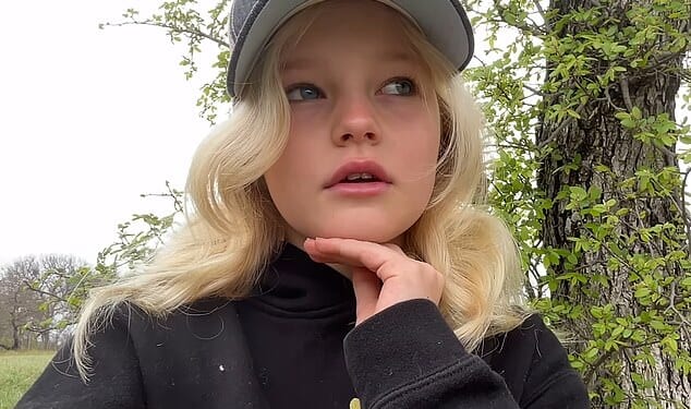 James Van Der Beek's daughter Emilia, nine, opened up about her struggles with grief in a self-taped video