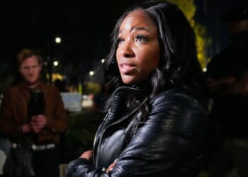 As of 8 p.m. Central Time Tuesday, it appeared that Rep. Jasmine Crockett, seen in a Feb. 27 photo, fell short of securing the Democratic slot in the Texas Senate primary.