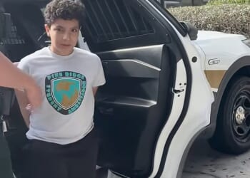 Micah Swinnie, 10, was arrested by the Volusia Sheriff's Office on Wednesday after he allegedly threatened to kill his classmates at Pride Elementary in Deltona, Florida