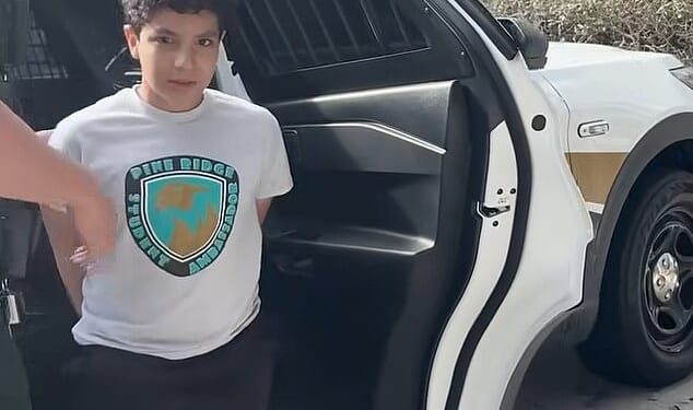Micah Swinnie, 10, was arrested by the Volusia Sheriff's Office on Wednesday after he allegedly threatened to kill his classmates at Pride Elementary in Deltona, Florida
