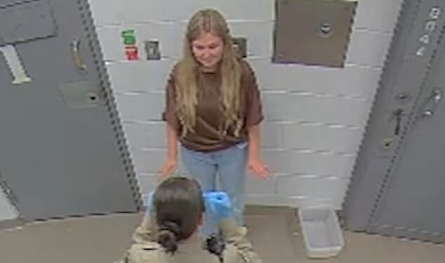New footage reveals the moment that Kendra Duggar was booked into jail after her shocking arrest