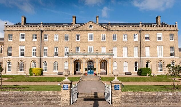 Gareth Sowter, 51, and Kim Sowter, 46, enrolled all four of their sons at St Edmund's College (pictured, file photo) in Ware, Hertfordshire