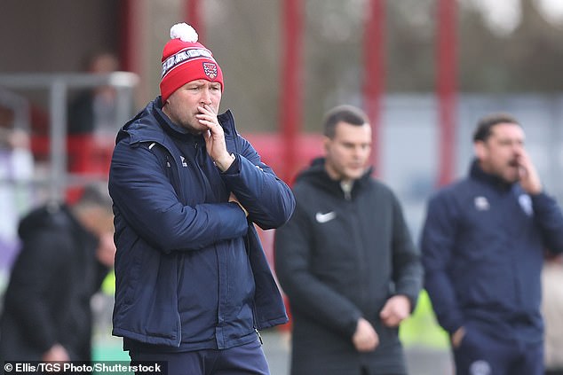 Lee Bradbury (above) was given the boot just a day after victory over Farnborough