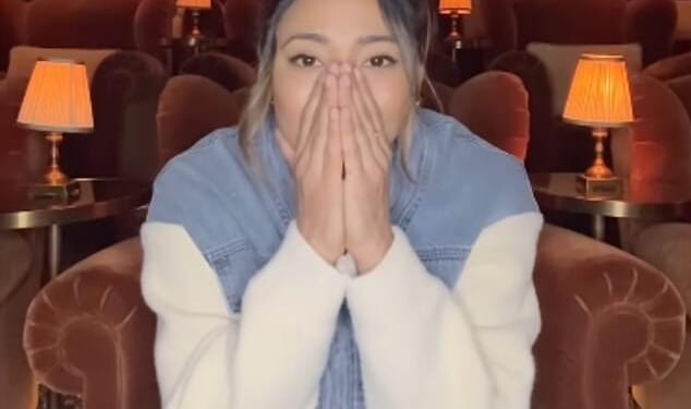 Karen Hauer broke down in tears as she confirmed she has quit Strictly following rumours she had been axed in the mass cull