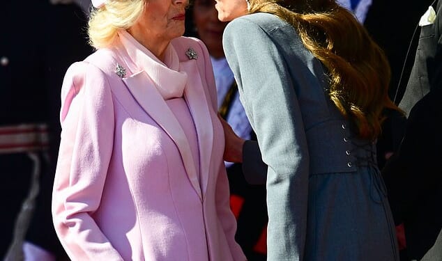 One lip-reader has claimed that the pair exchanged some sweet words, with Kate complimenting Camilla's appearance
