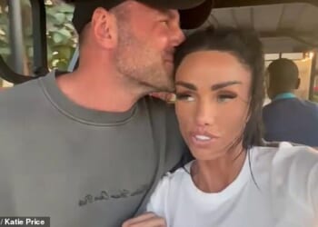 Katie Price’s new husband Lee Andrews has shown his devotion to her by appearing to get her son Harvey’s name tattooed on his hand