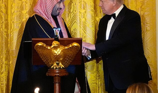 Sources told the New York Times that Mohammed bin Salman, who is close to Donald Trump, has argued the Iran conflict is an 'historic opportunity' to remake the Middle East