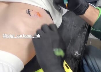 Kelly Osbourne has treated herself to a new tattoo after news of her shock split from her fiancé emerged this week