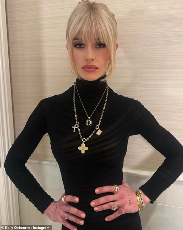 The TV personality was last spotted wearing the custom sparkler at a pre-Grammy's event on January 31 (pictured)