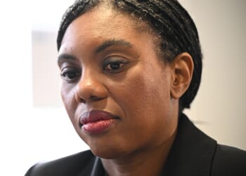 Kemi Badenoch (pictured) has branded an article in the Guardian 'disgusting' - after it claimed the opening of a Gail's bakery near a Palestinian cafe is 'heavy-handed aggression'