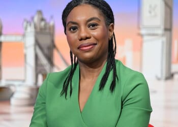 Kemi Badenoch appearing on the BBC 1 current affairs programme, Sunday With Laura Kuenssberg on Sunday
