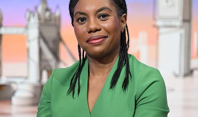 Kemi Badenoch appearing on the BBC 1 current affairs programme, Sunday With Laura Kuenssberg on Sunday