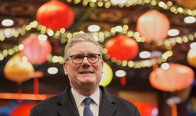 Keir Starmer visited China this year as part of a push labelled 'Project Kowtow' by critics