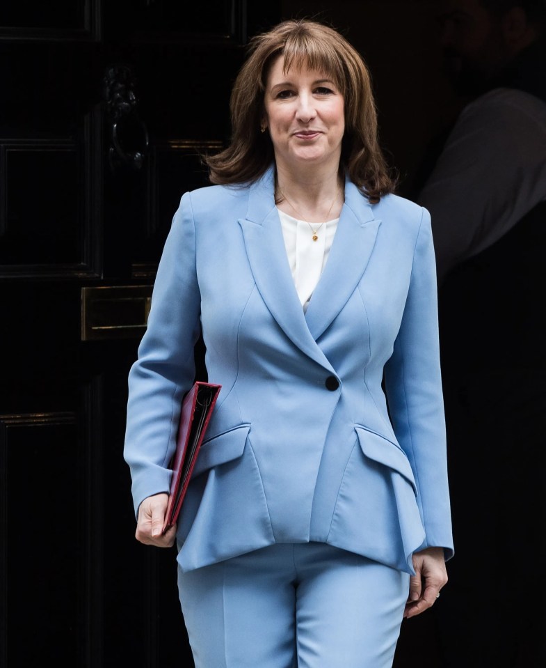 Chancellor Rachel Reeves leaving 11 Downing Street.