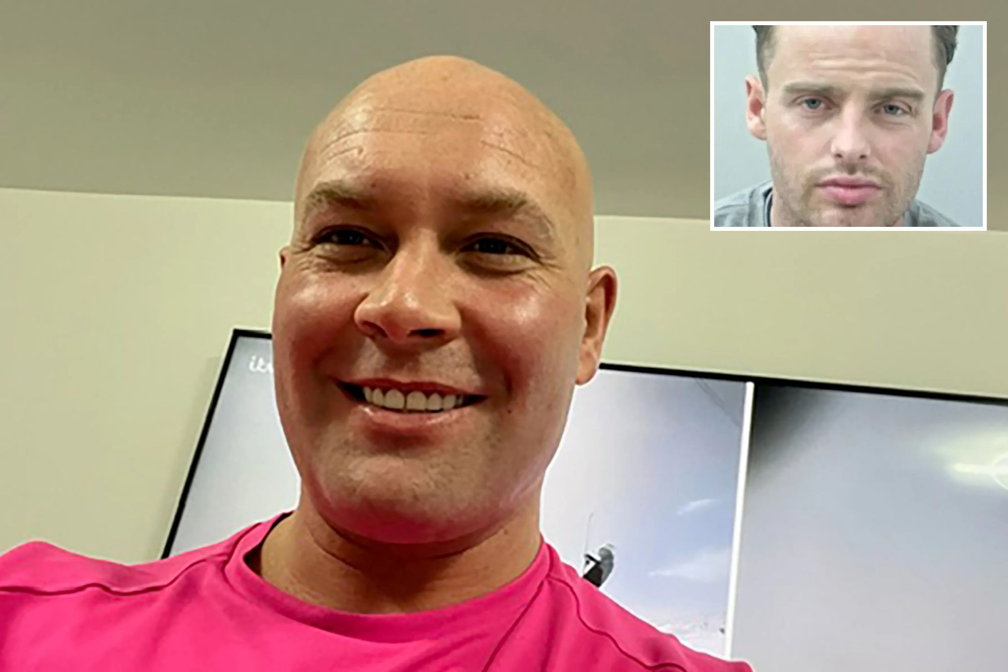 An image collage containing 2 images, Image 1 shows Headshot of Kirk Marsden, Image 2 shows Mugshot of James Ward