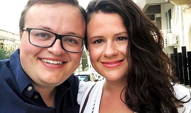 Joani Reid pictured with her husband David Taylor who was arrested along with two other former Labour Party advisers on suspicion of assisting a foreign intelligence service. He has since been released on bail