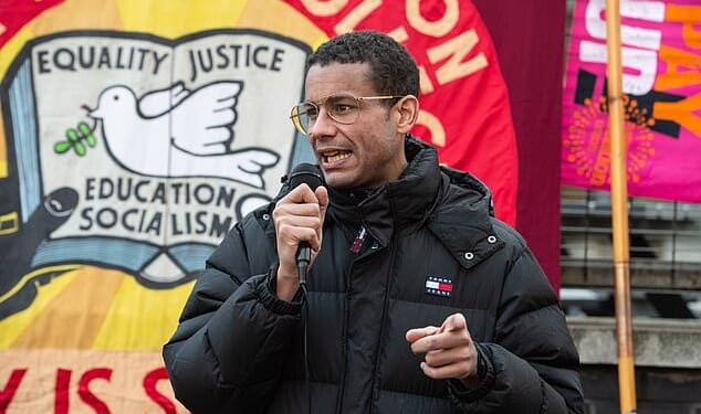 Schools are still relying on parent donations to make ends meet, despite Labour claiming they would 'end Tory cuts', the National Education Union has said (pictured: General Secretary Daniel Kebede)