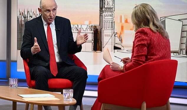 Defence Secretary John Healey refused six times in a TV interview to say if the UK backed the US and Israeli action - or if the Government considered the action to be legal